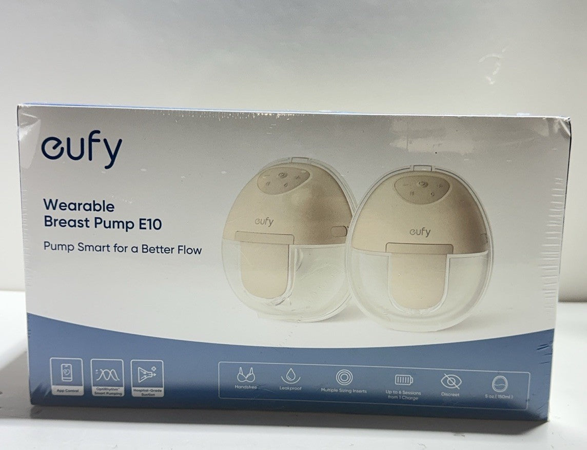 eufy Wearable Breast Pump E10 (T8D03) Hands-Free Electric Breast Pump