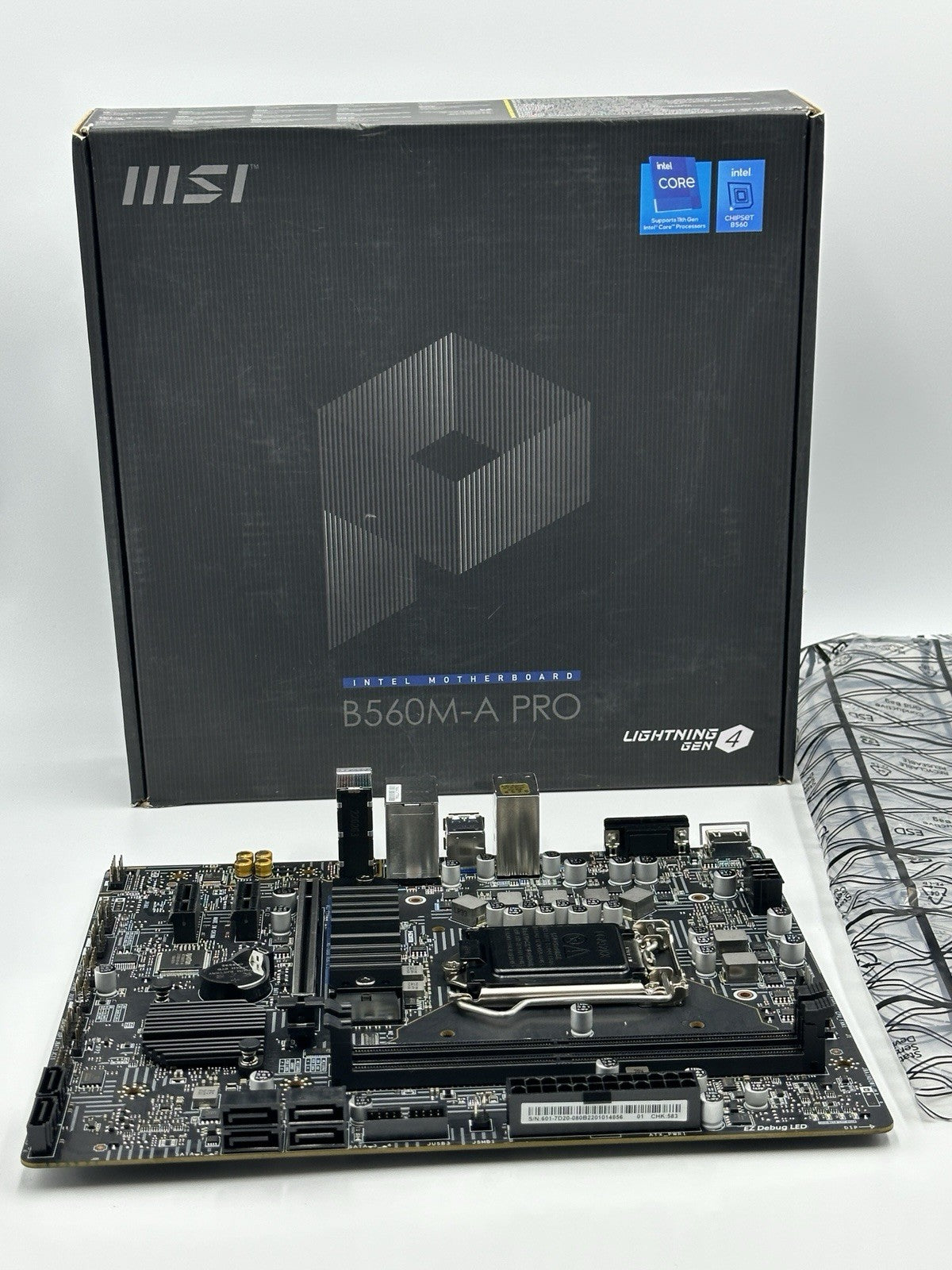 MSI B560M PRO-VDH Motherboard Core Boost Lightning Gen4 HDMI NEW