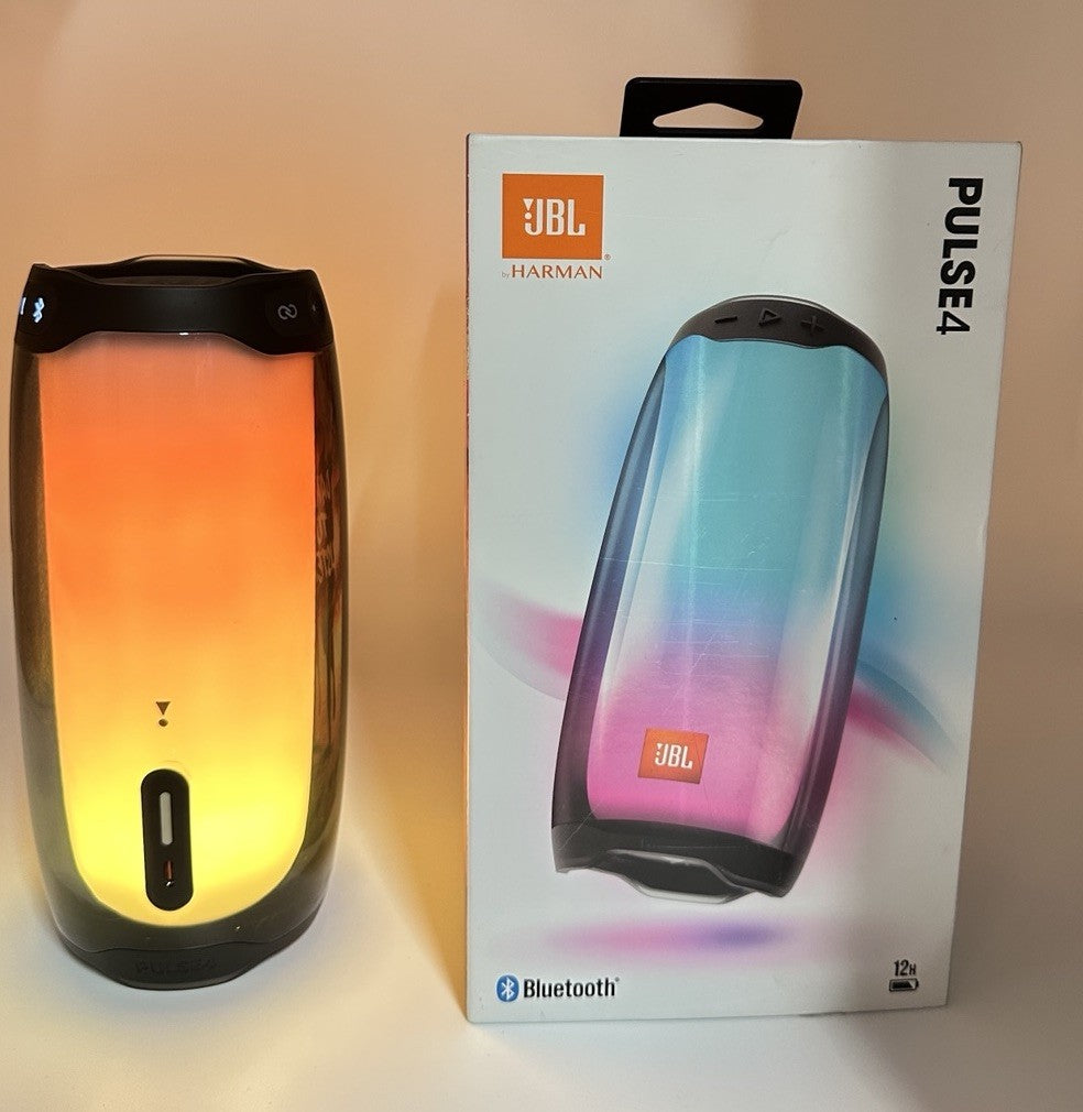 Open Box - JBL Pulse 4 Waterproof Bluetooth Wireless Speaker - Black