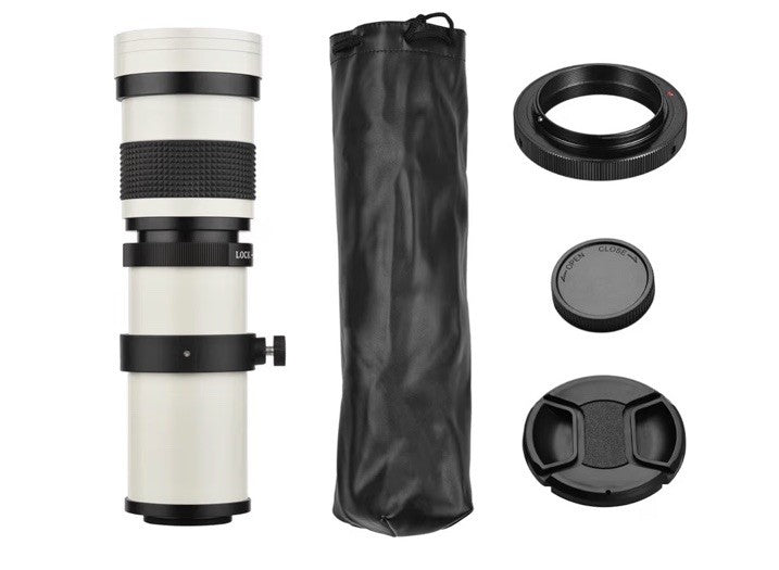 420-800mm f/8.3-f16 Manual Telephoto Zoom Lens for D3000 D60