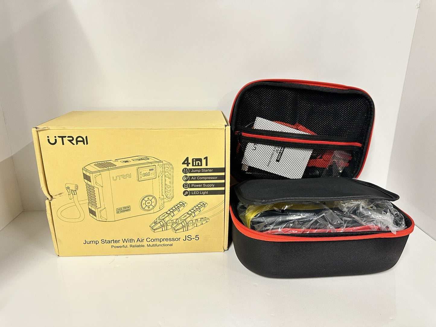 UTRAI (JS-5) Jump Starter with Air Compressor, 150PSI