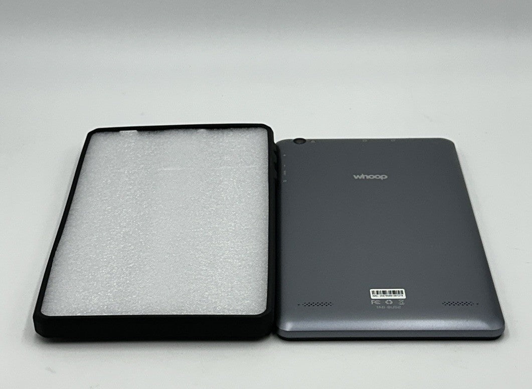 Whoop TAB-8US2 Android Tablet 8” NEVER USED, INCLUDES PROTECTIVE CASE BUNDLE
