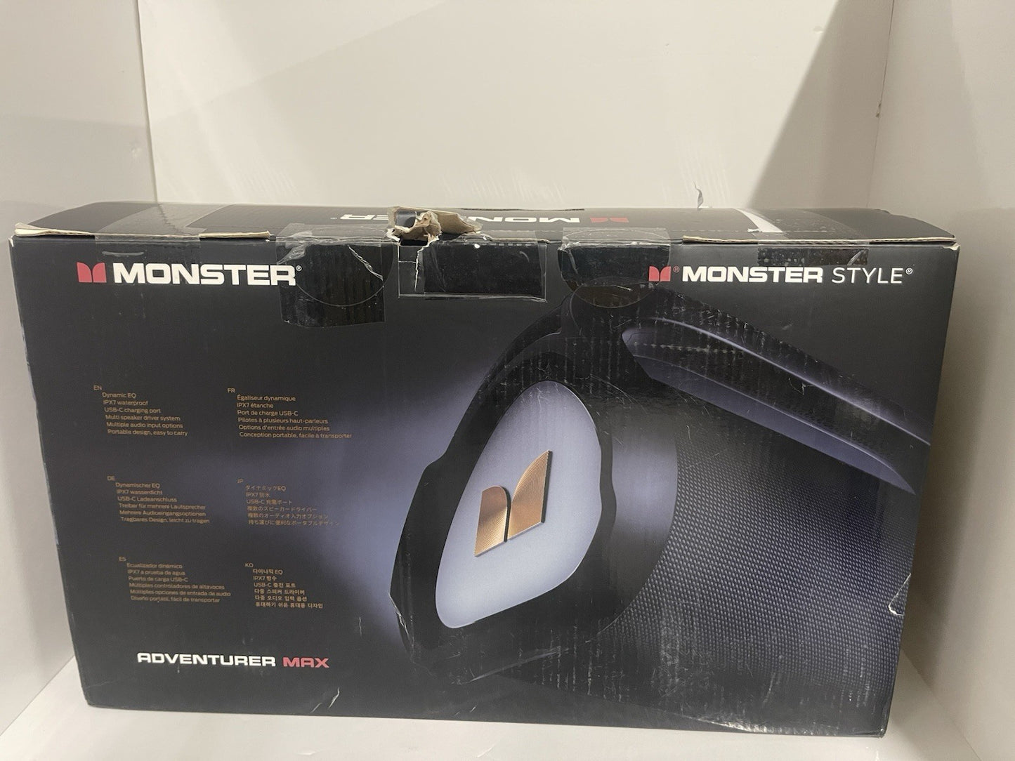 Monster Adventurer Max Bluetooth Speaker, IPX7 Waterproof Portable Speaker