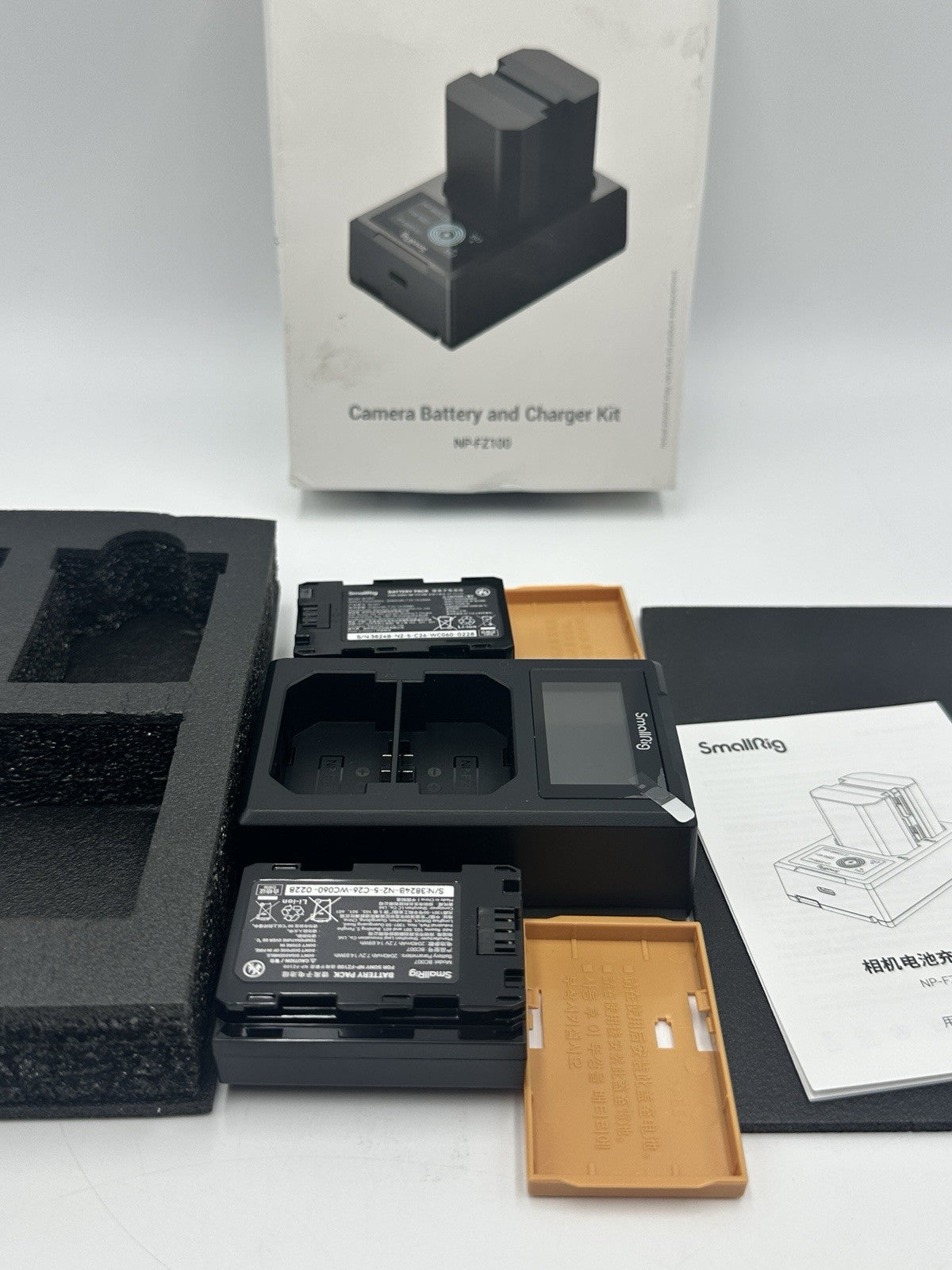 Smallrig Camera Battery and Charger Kit (NP-FZ100) Open Box New