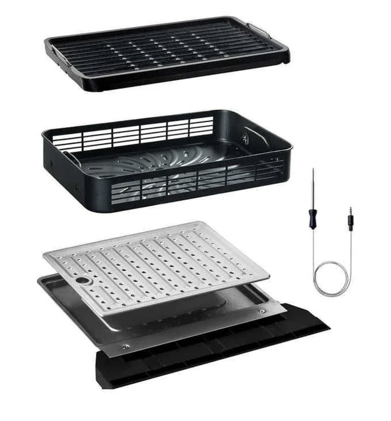 Gourmia 5-in-1 FoodStation Smokeless Grill & Air Fryer with Smoke-Extracting