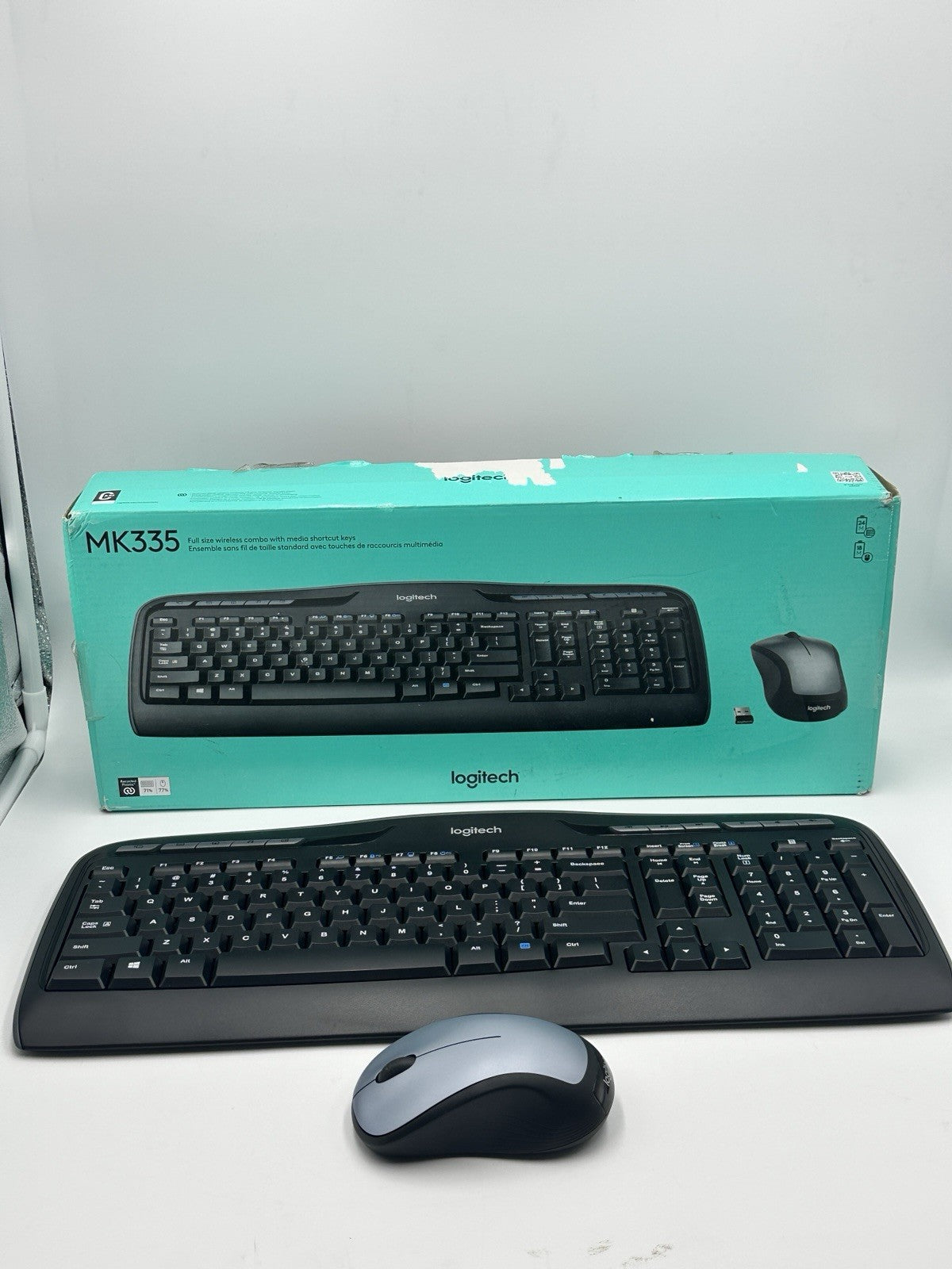 Logitech MK335 Wireless Keyboard And Mouse Combo Black 920-008478(A3)
