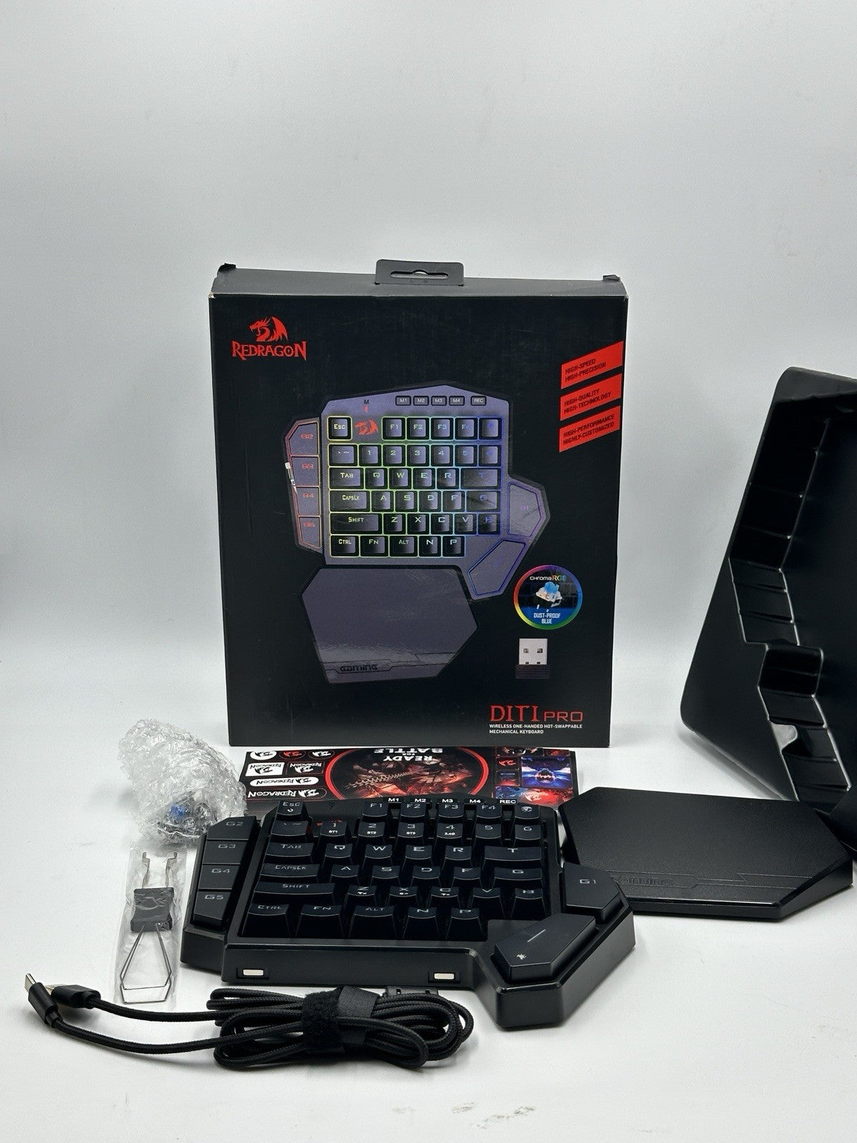 K585 DITI Wired One-Handed RGB Mechanical Gaming Keyboard,WIRED