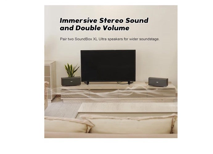 DOSS SoundBox XL Ultra Wireless Home Speaker, Gold