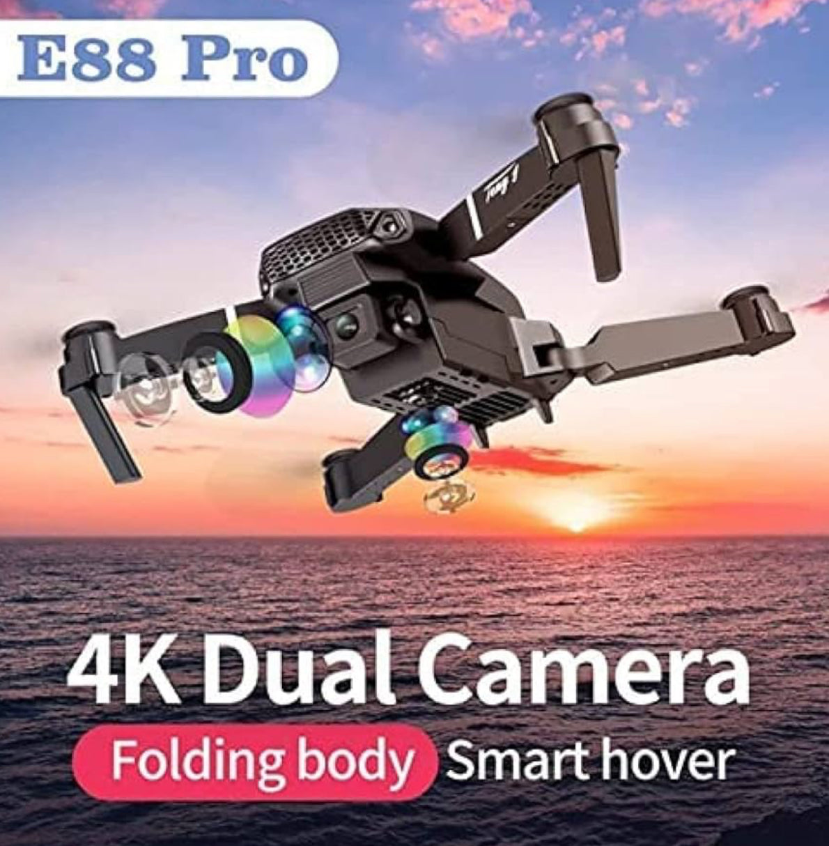 4K E88 Pro Drone With 4K HD Camera For Adults And Kids