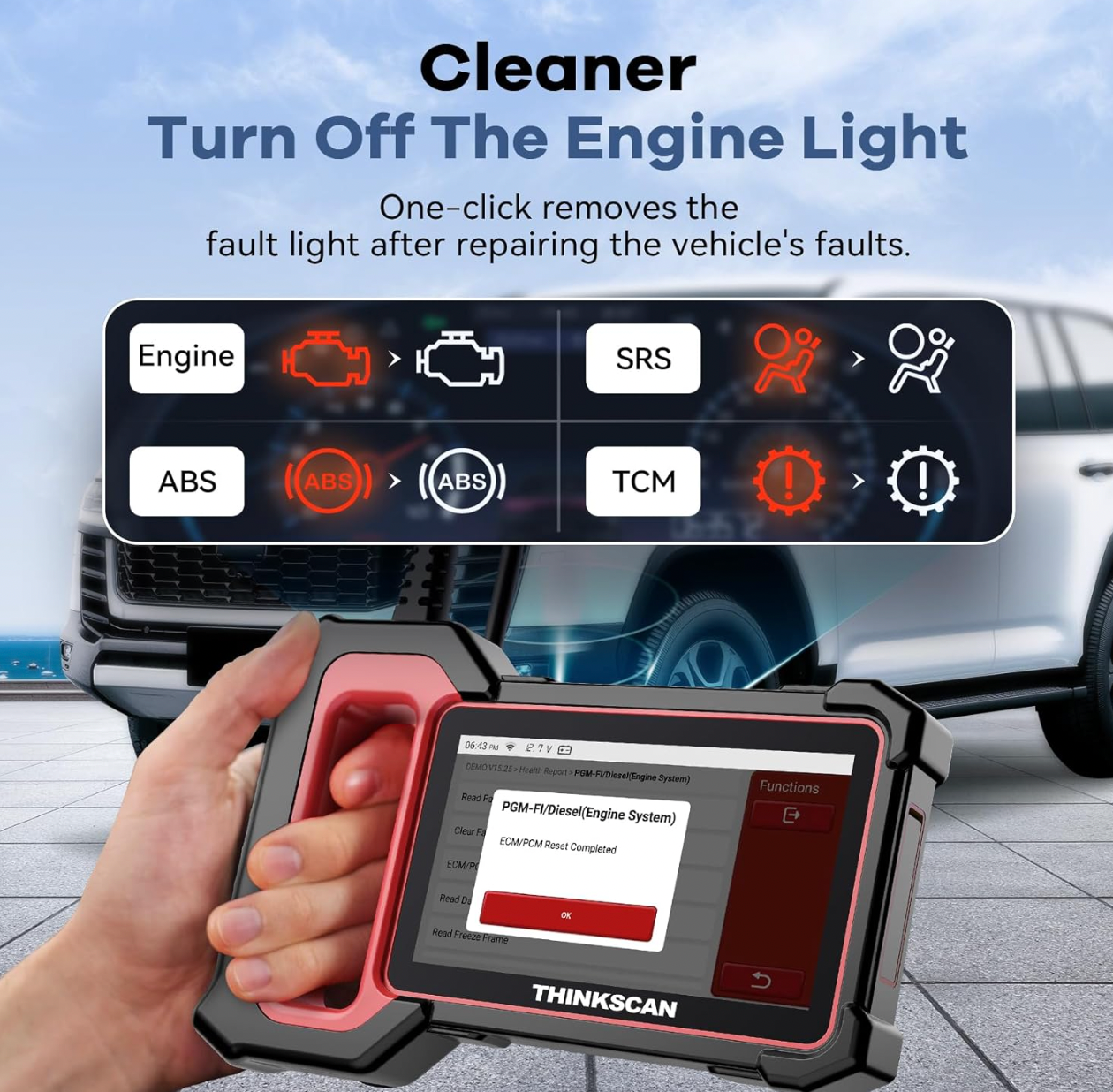 THINKCAR OBD2 Scanner Thinkscan Plus S5 Code Reader Scan Tool