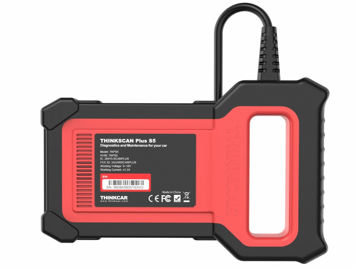 THINKCAR OBD2 Scanner Thinkscan Plus S5 Code Reader Scan Tool