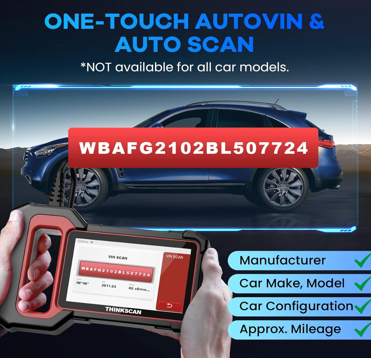 THINKCAR OBD2 Scanner, Thinkscan Plus S6 Scan Tool