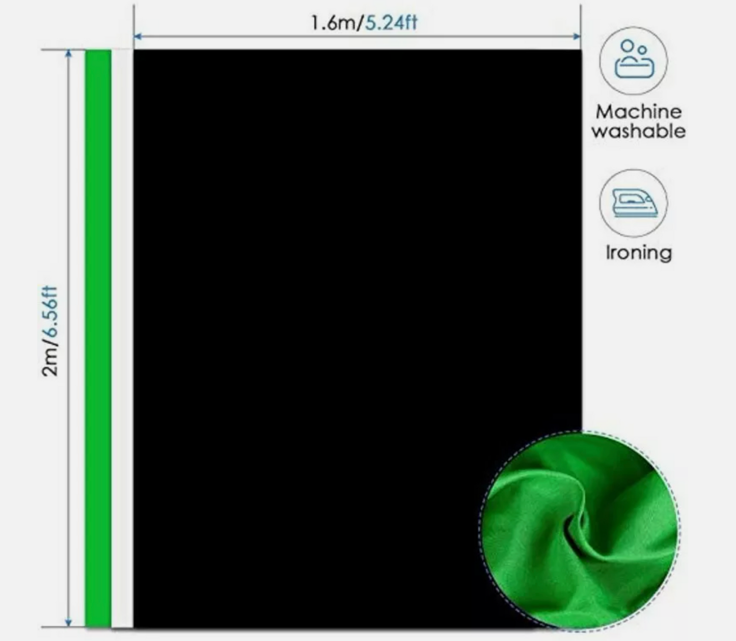 Amzdeal Photo Backdrop Stand Kits 10ft x 6.6ft Adjustable Photography