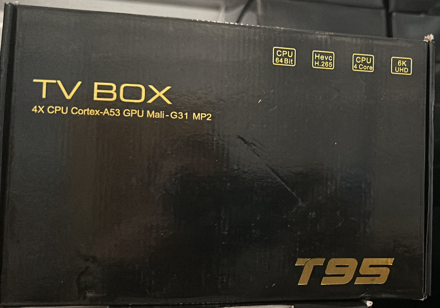Cortex-A53 Supporting 6K - T95 Android Tv Box (Brand new)