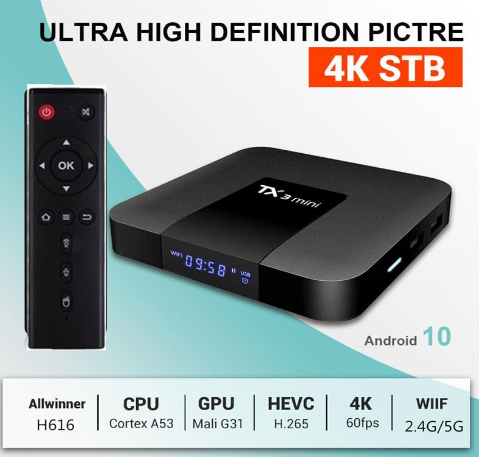 TX3 Mini Pro Android 10.0 TV Box (Brand New)