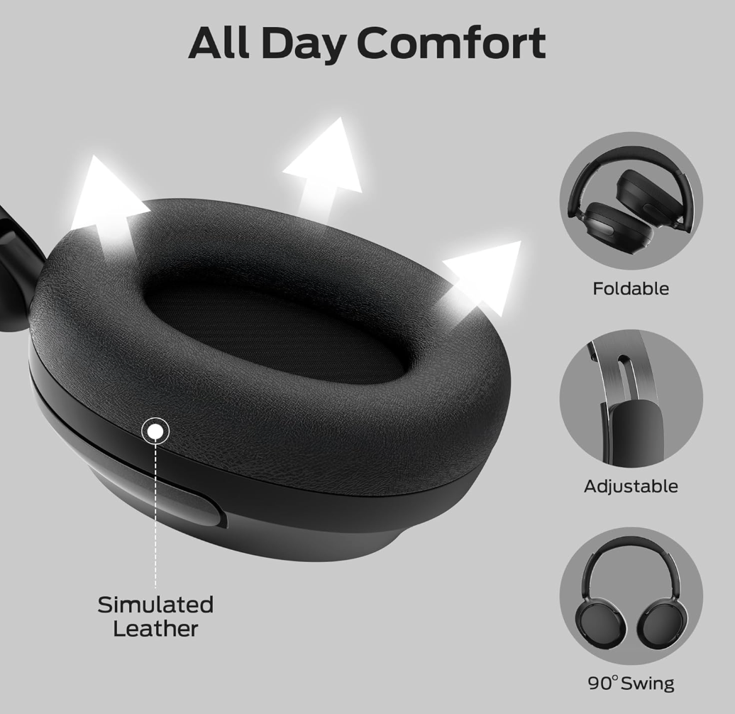 Monster Persona 3rd ANC Bluetooth Headphones Black & Gold (Brand New)