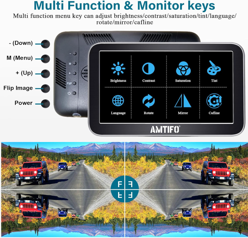 AMTIFO Car Backup Rear View Camera (Brand New)