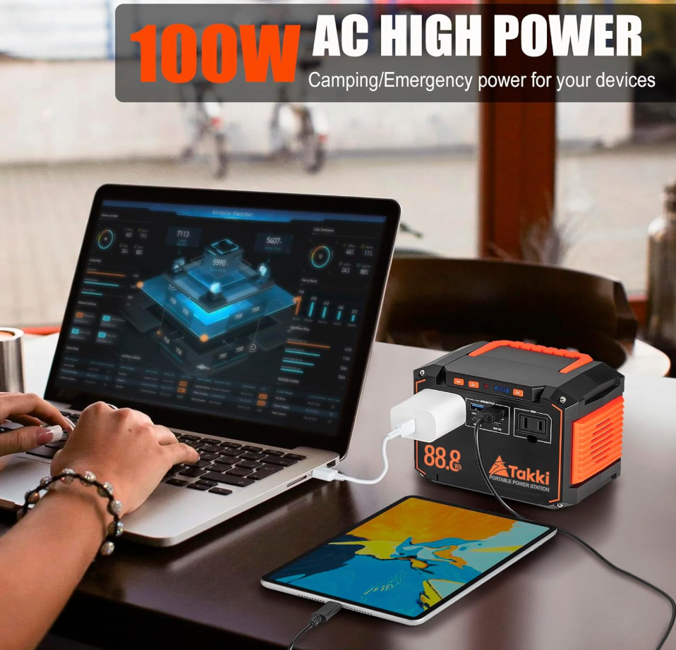 Takki 150W Peak Solar Generator with 21W Solar Panel (Brand New)