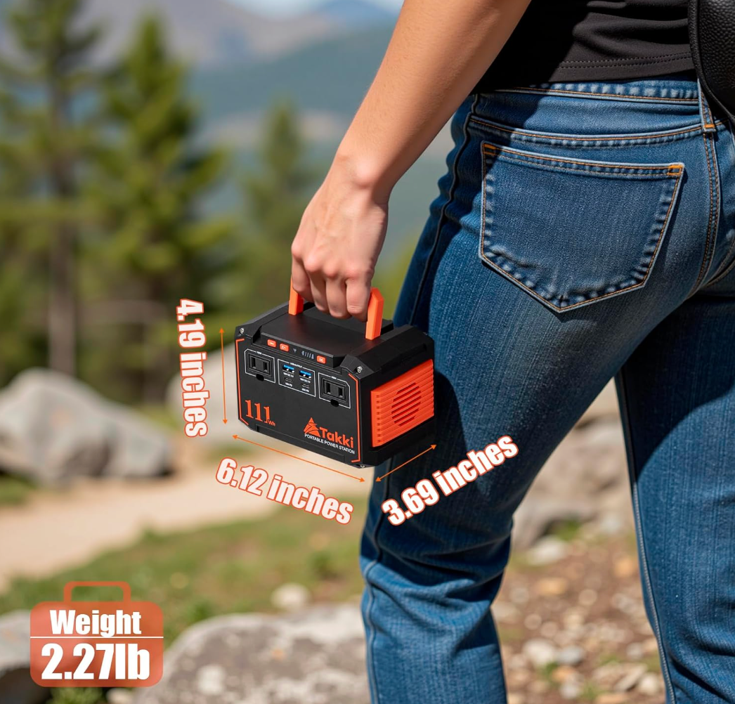 Takki 150W Peak Solar Generator with 30W Solar Panel (Brand New)