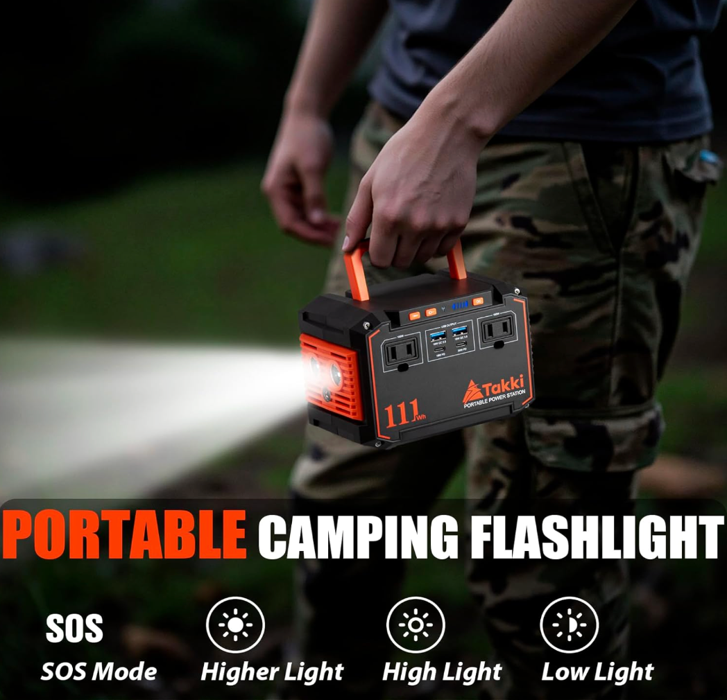 Takki 150W Peak Solar Generator with 30W Solar Panel (Brand New)