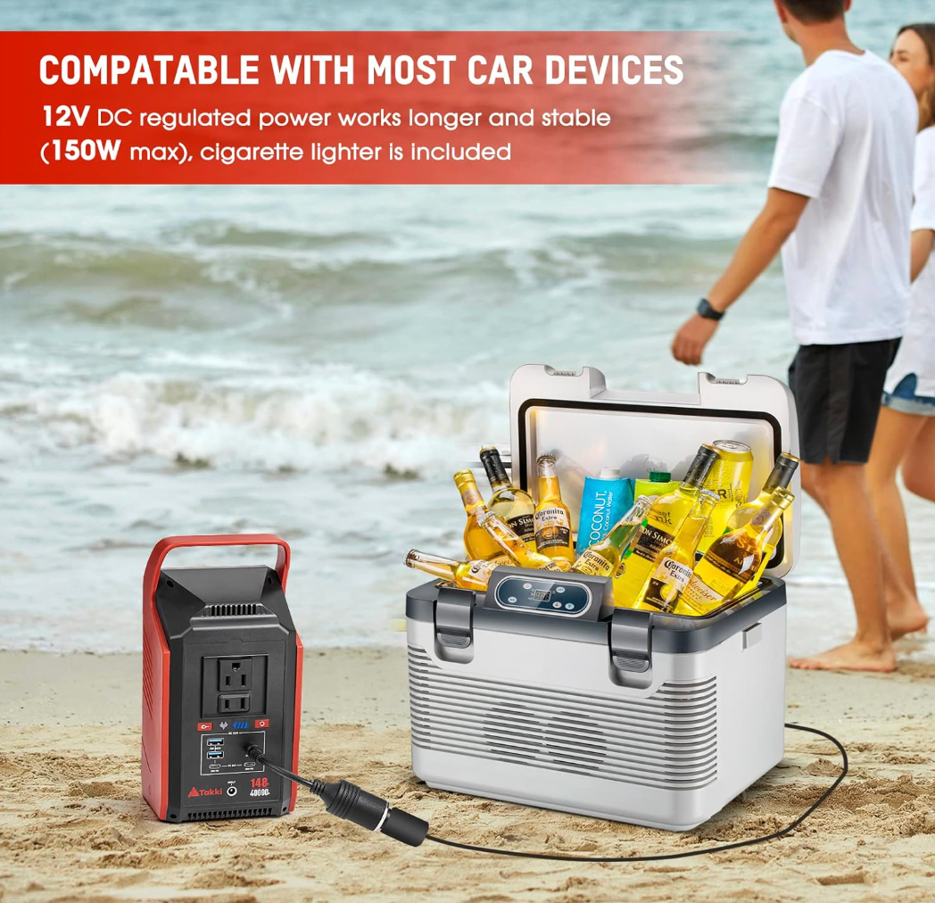 Takki 300W Peak Solar Generator 148Wh with 40W Solar Panel (Brand New)