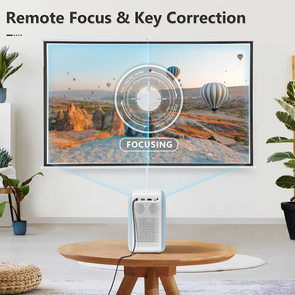 VIMGO P10 Smart Projector - Support 4K, Native 1080P HD
