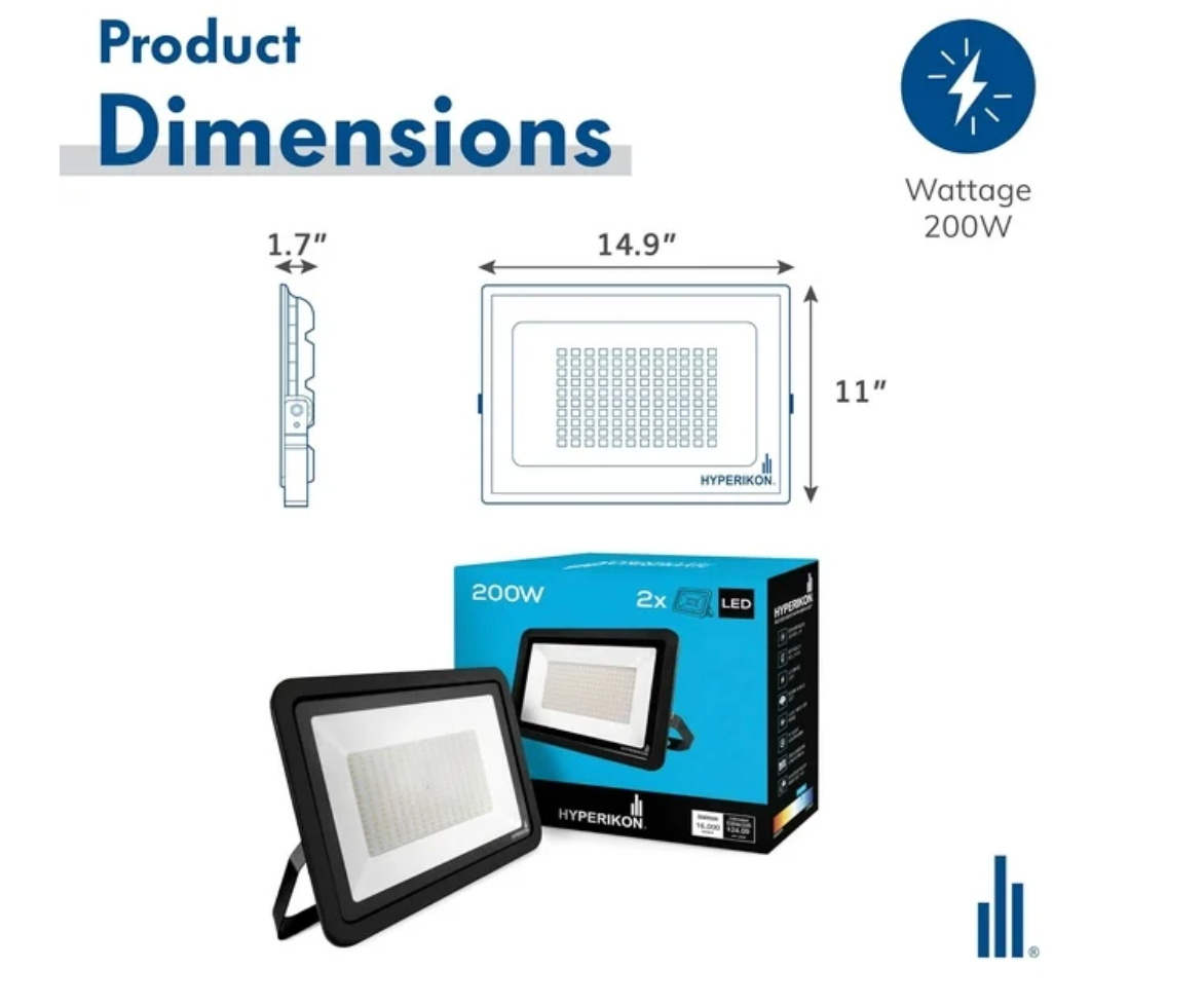 Hyperikon LED Flood Light 200W