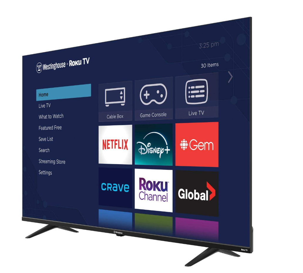 Westinghouse 65-in 4K UHD Smart Roku TV (Brand New Sealed)
