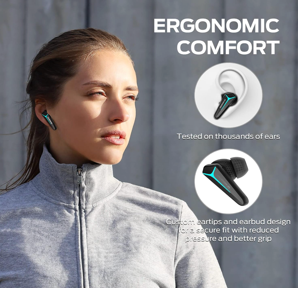 Monster Mission V1 TWS Gaming Earbuds