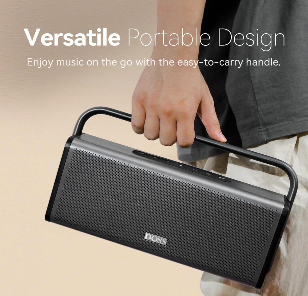 DOSS SoundBox XL Pro Bluetooth Speaker with 50W Powerful Stereo Sound