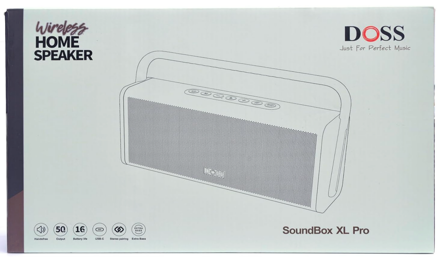 DOSS SoundBox XL Pro Bluetooth Speaker with 50W Powerful Stereo Sound