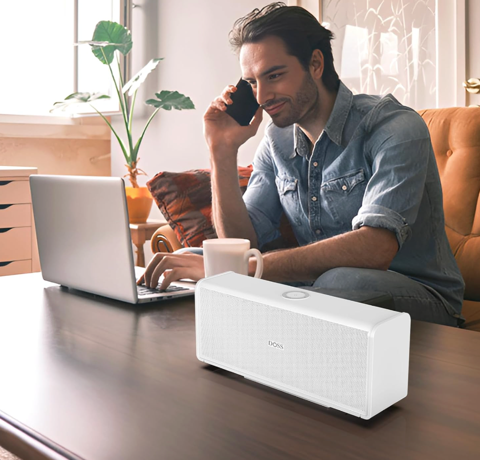 DOSS SoundBox Ultra Bluetooth Speaker with 2.1 Sound Channel Audio