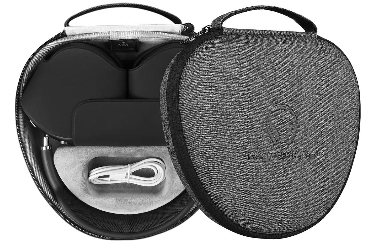 WIWU Smart Case for Apple AirPods Max Headphones (Gray)