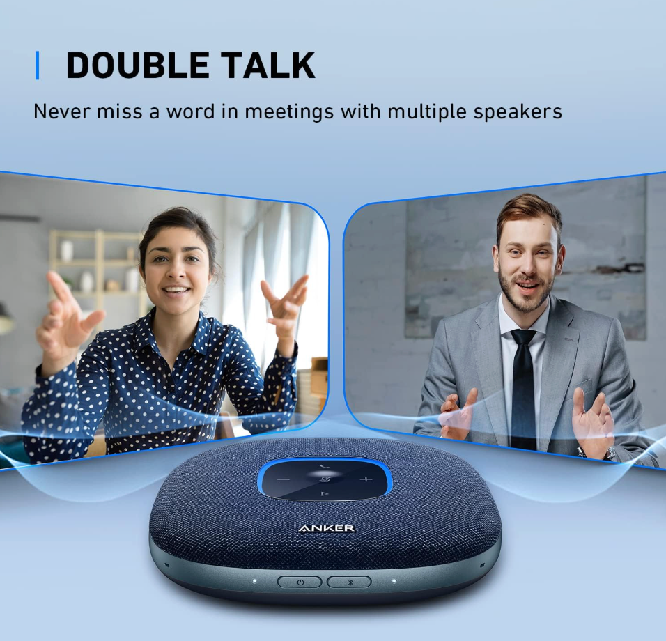 Anker Power Conf S3 Bluetooth Speakerphone with 6 Mics
