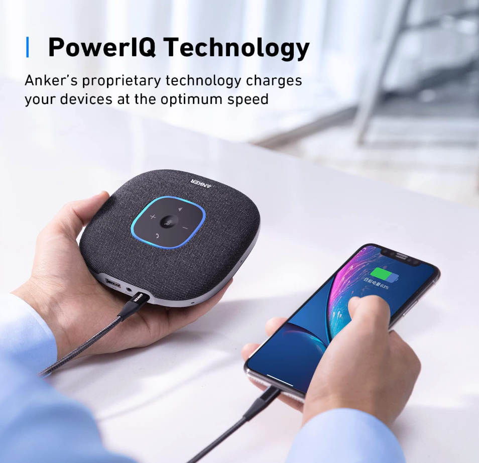 Anker Power Conf S3 Bluetooth Speakerphone with 6 Mics