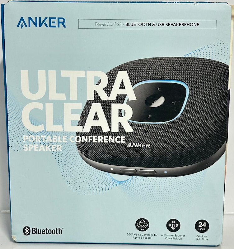 Anker Power Conf S3 Bluetooth Speakerphone with 6 Mics