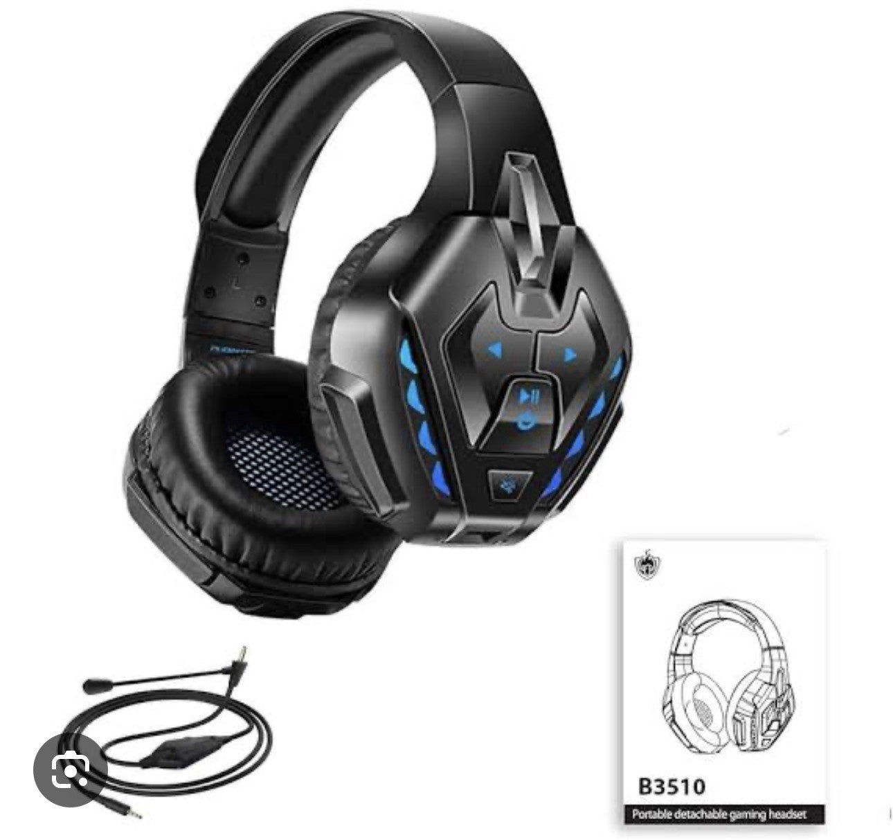 Kotion BT Bluetooth Gaming Headset With Removable Microphone B3510