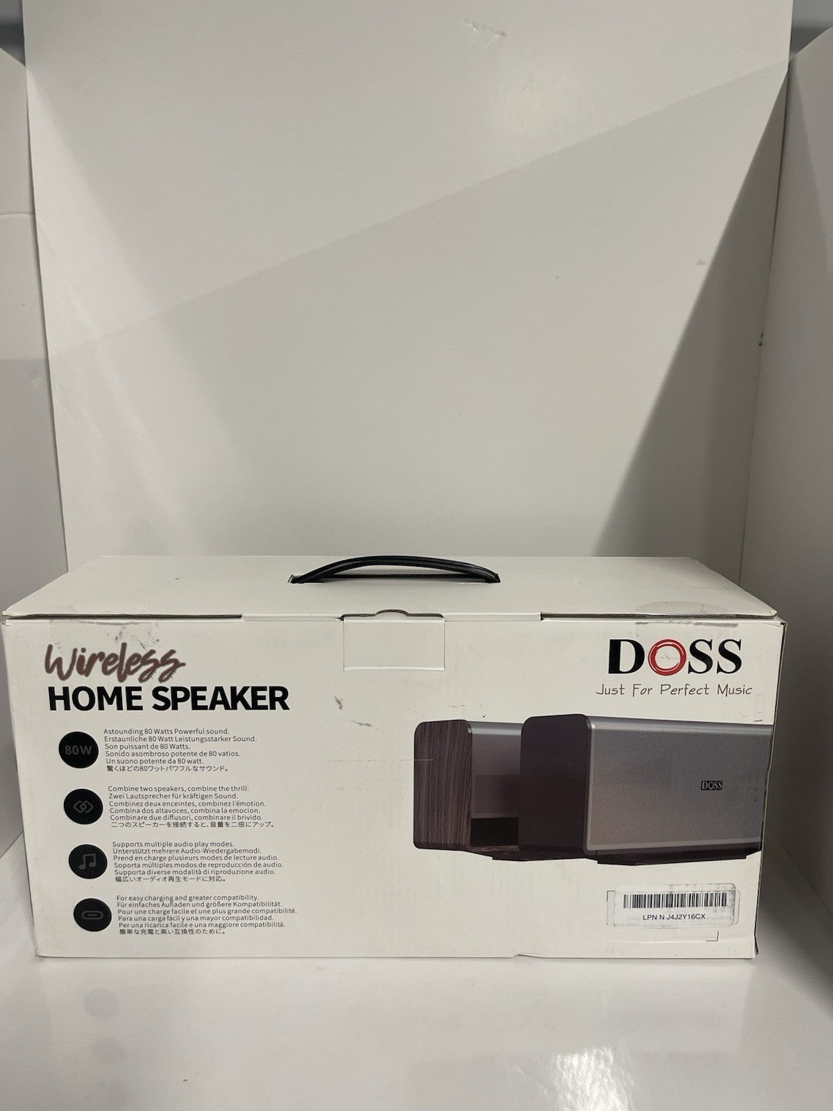 DOSS SoundBox XL Ultra Wireless Home Speaker, Gray