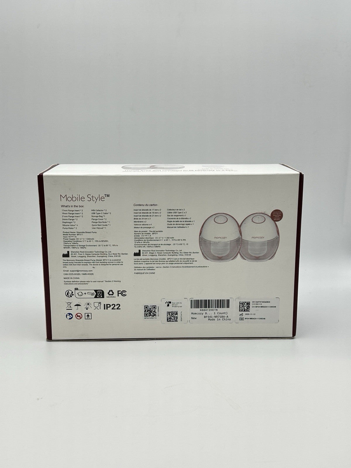 Momcozy Breast Pump Hands Free Mobile Style | M6, Wearable Breastfeeding Pump Id