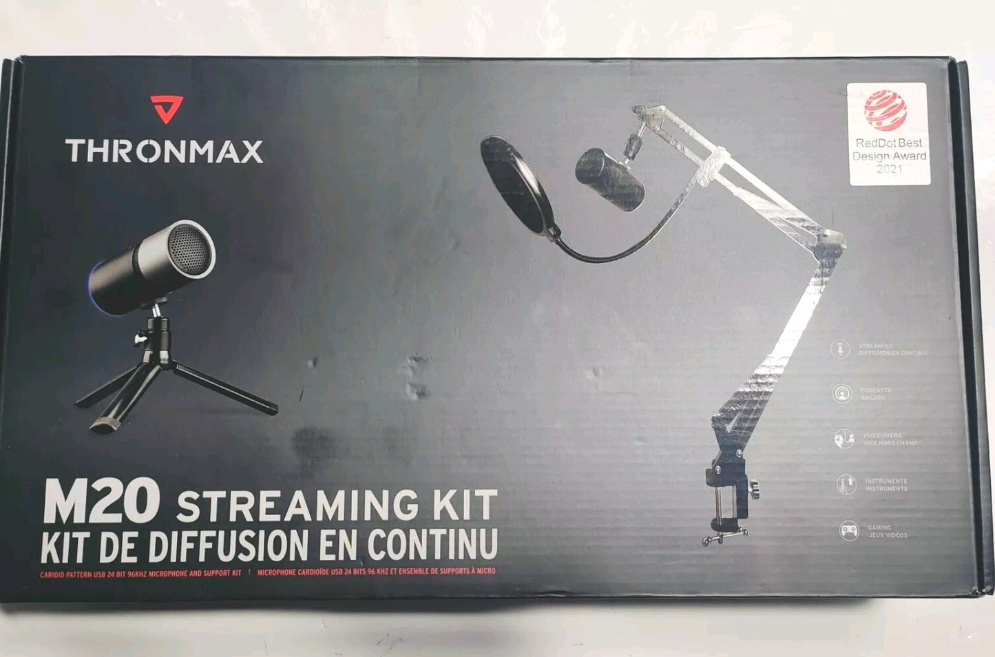 THRONMAX M20 STREAMING KIT DE DIFFUSION EN CONTINU