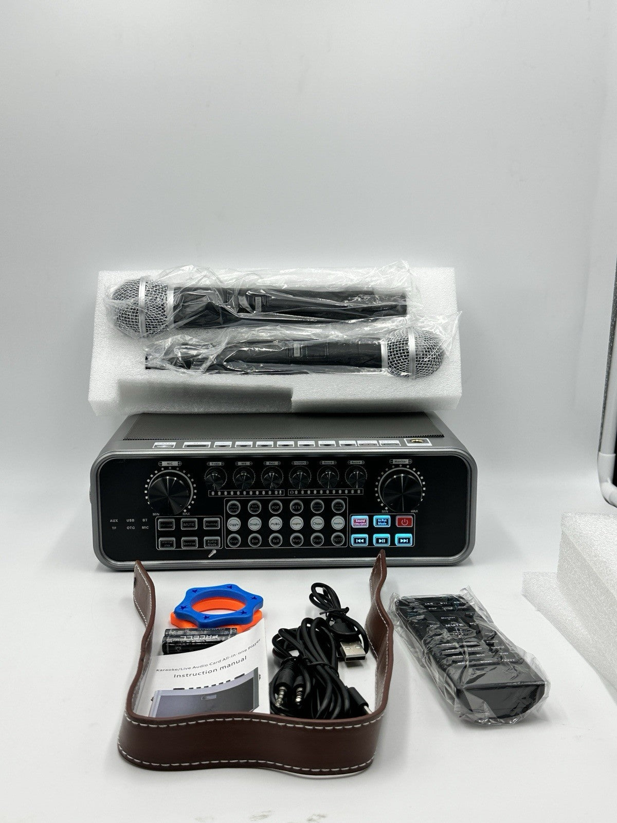 All In One Dj Mixer With 2 Mics 50watts