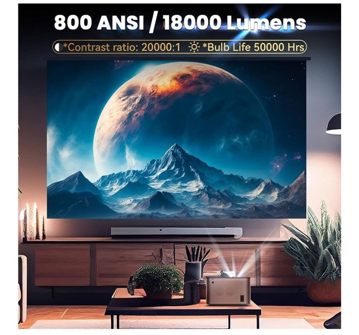 Native 1080P 4K Full HD Projector 800 ANSI 18000 HY350 4K Full HD 800 ANSI