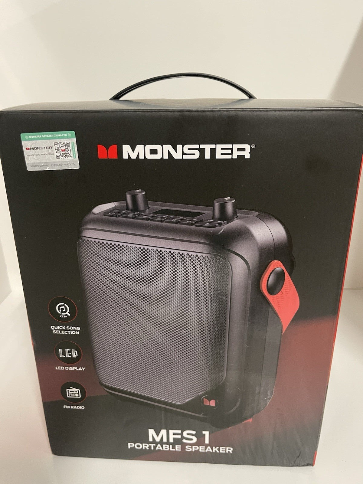 Monster MFS 1 Portable Bluetooth Speaker