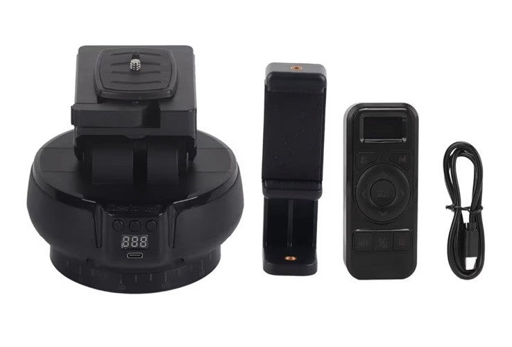 MOTORIZED PAN TILT HEAD 100cm Wireless Control,360 Degrees Wireless Rotation