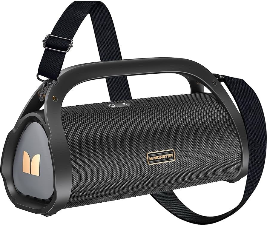 Monster Adventurer Max Bluetooth Speaker, IPX7 Waterproof Portable Speaker