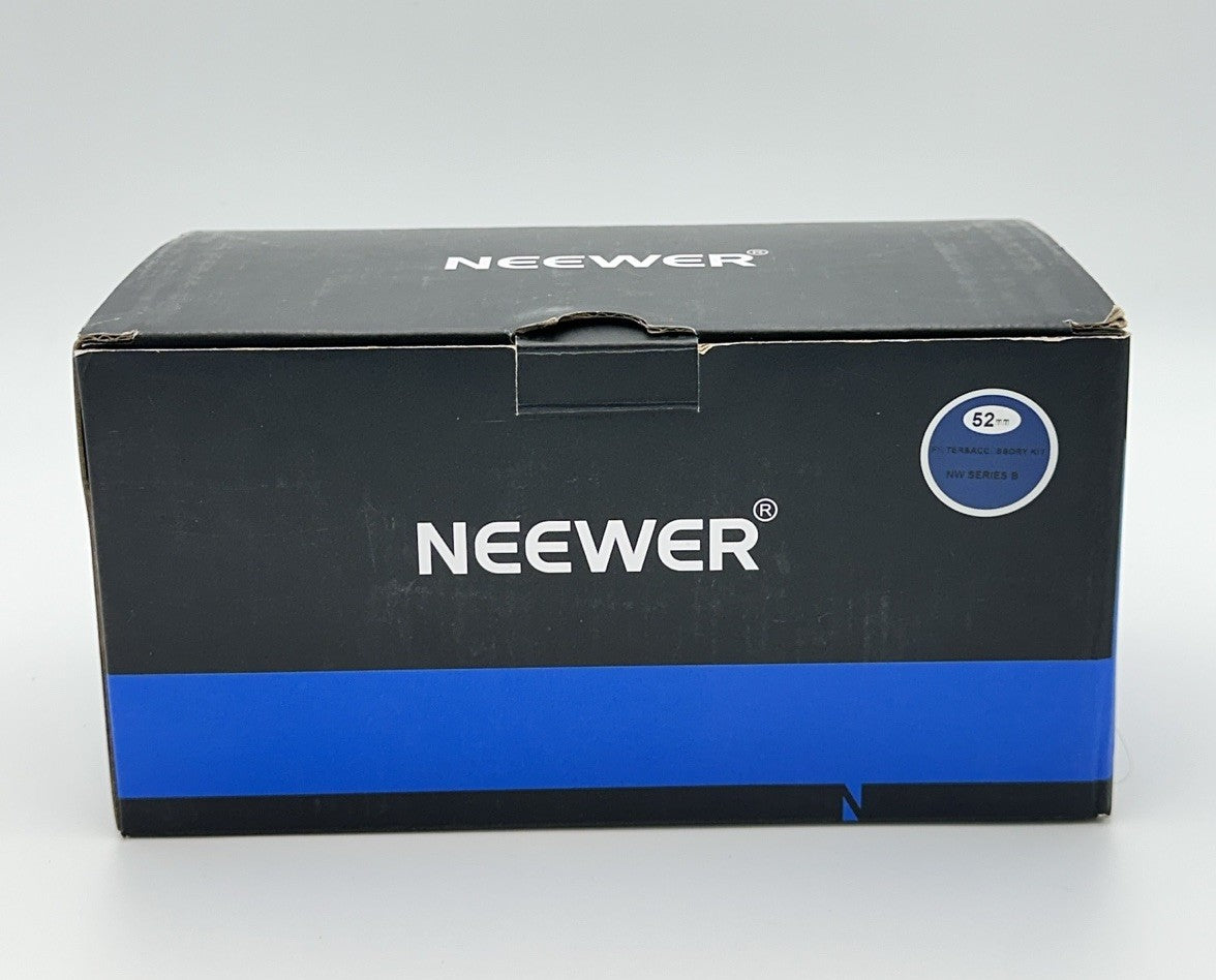 NEEWER 52mm Wide Angle/2.2X Telephoto Additional Lens&ND/UV/CPL/FLD Filter Set