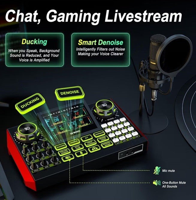Sound Mixer for PC/Phone: Live Streaming, Gaming, DJ Effects, Voice Changer