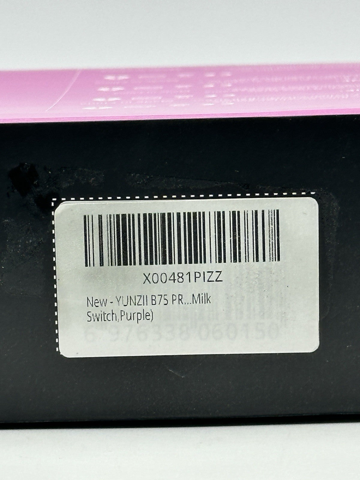 YUNZII B75 PRO Wireless Mechanical Keyboard,75% Layout with Knob,milk Purple