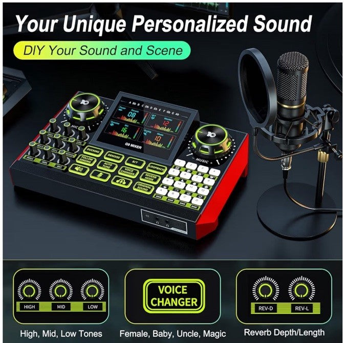 Sound Mixer for PC/Phone: Live Streaming, Gaming, DJ Effects, Voice Changer