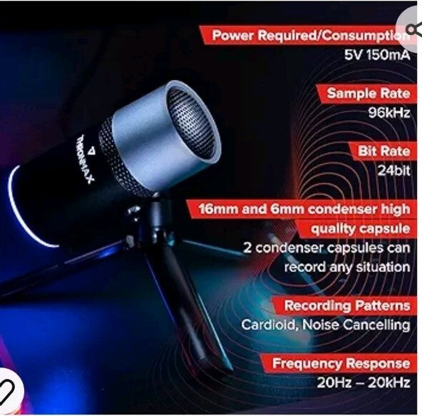THRONMAX PULSE /96KHZ/ PROFESSIONAL USB MICROPHONE